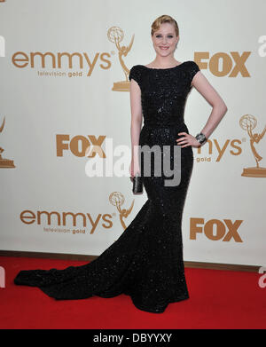 Evan Rachel Wood  The 63rd Primetime Emmy Awards, held at Nokia Theatre L.A. LIVE - Arrivals.  Los Angeles, California - 18.09.11 Stock Photo