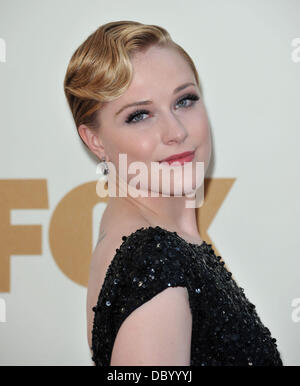 Evan Rachel Wood  The 63rd Primetime Emmy Awards, held at Nokia Theatre L.A. LIVE - Arrivals.  Los Angeles, California - 18.09.11 Stock Photo