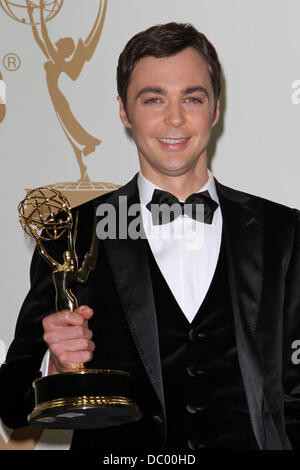 Jim Parsons The 63rd Primetime Emmy Awards held at the Nokia Theater LA LIVE - Press Room Los Angeles, California - 18.09.11 Stock Photo