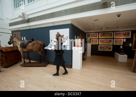London UK. 6th August 2013. Christie's Auction house shows off  a collection of weird and unusuaul items ahead of a sale on September 5th 2013 Credit:  amer ghazzal/Alamy Live News Stock Photo