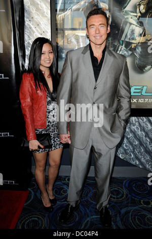 Sandra Cho and Kevin Durand  Canadian premiere of 'Real Steel' at the Scotiabank Theatre.  Toronto, Canada - 20.09.11 Stock Photo