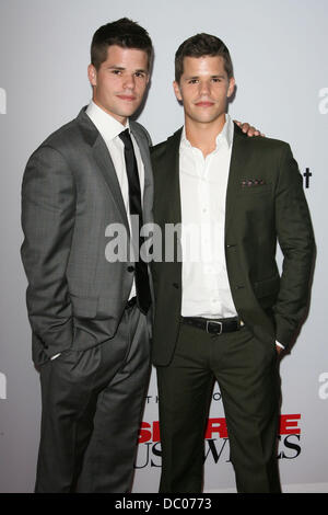 Max Carver and Charlie Carver 'Desperate Housewives' Final Season Kick-Off Party held at Wisteria Lane in Universal Studios Los Angeles, California - 21.09.11 Stock Photo