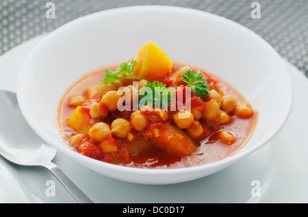 Chickpea Curry Stock Photo