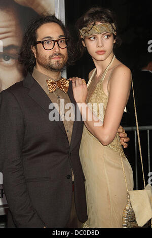 Sean Lennon and Charlotte Kemp Muhl 50/50 New York premiere - Arrivals New York City, USA - 26.09.11 Stock Photo