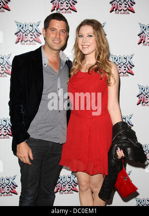 Hayley Westenra and boyfriend Arnaud Sabard Rock of Ages the musical ...