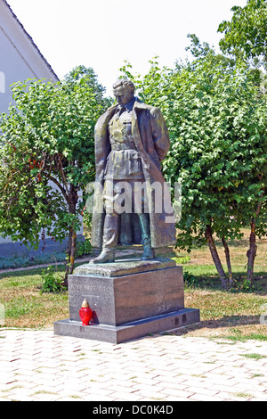 Statue of Josip Broz Tito, first president of Yugoslavia in Kumrovec Stock Photo