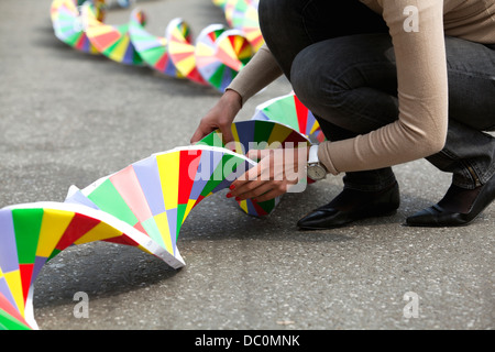 dna strand Stock Photo