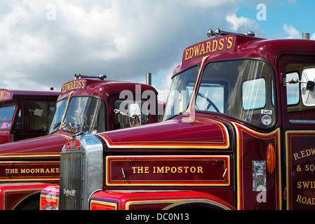 1965 Scammell Highwayman. The Imposter. Scammell Showmans Ballast tractor Stock Photo