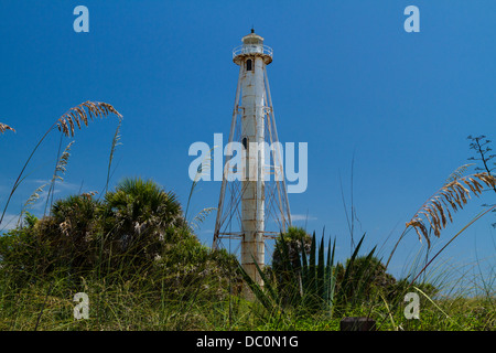 Gasparilla Island Rear Range Light House, Boca Grande FL Stock Photo