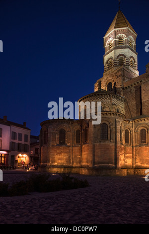 BASILICA OF SAINT JULIEN BRIOUDE HAUTE LOIRE AUVERGNE FRANCE Stock Photo