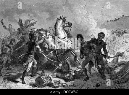 1800s 1810s JANUARY 8 1815 BATTLE OF NEW ORLEANS LOUISIANA WAR OF 1812 BRITISH GENERAL EDWARD PAKENHAM MORTALLY WOUNDED