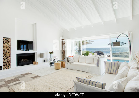 Modern living room Stock Photo