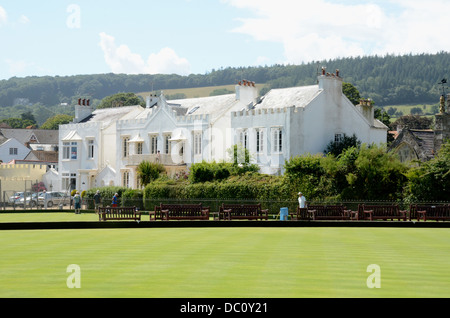 Typical Sidmouth architecture, Devon, UK Stock Photo