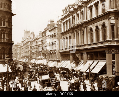 London Cheapside Victorian period Stock Photo - Alamy