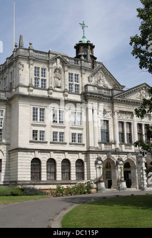 Cardiff University Main Building Wales, Higher education Stock Photo