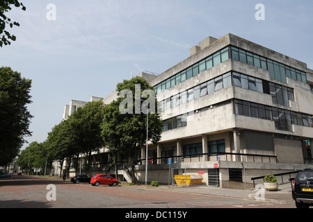 Cardiff University Building Wales UK. Higher education and learning Stock Photo