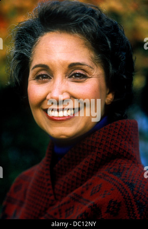 Portrait of smiling mature woman. Stock Photo