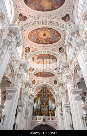 Organ at St. Stephan's Cathedral, Passau. It is the largest cathedral