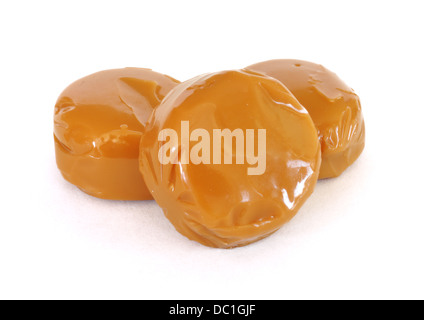 Caramel sweets / candy Stock Photo