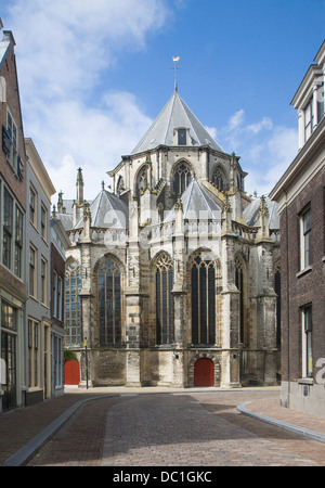 Grotekerksbuurt street Grote Kerk Dordrecht, Netherlands Stock Photo