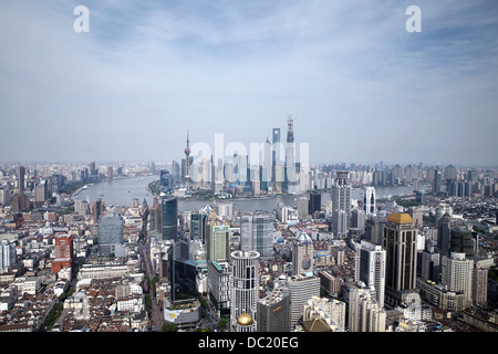 Cityscape of Shanghai, China Stock Photo