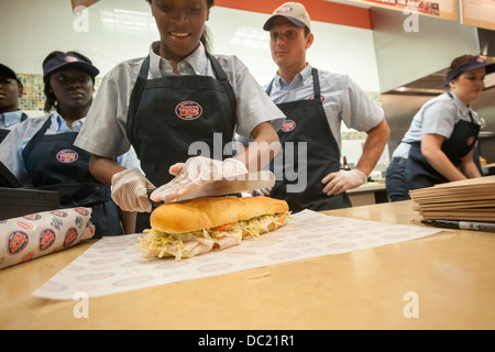 Houston, Texas USA 03-26-2021: Jersey Mike's Subs exterior in Houston, TX.  American submarine sandwich chain store founded in 1956 Stock Photo - Alamy