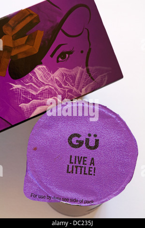 Gü puddings chocolate ganache mini puds - live a little set on white ...