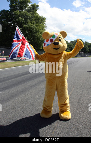 BBC Children in Need, Pudsey at CarFest North, Oulton Park. Stock Photo