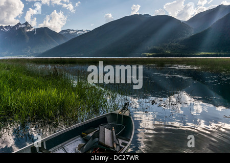 View of Ross Lake in the Skagit Valley, British Colombia, Canada. Stock Photo