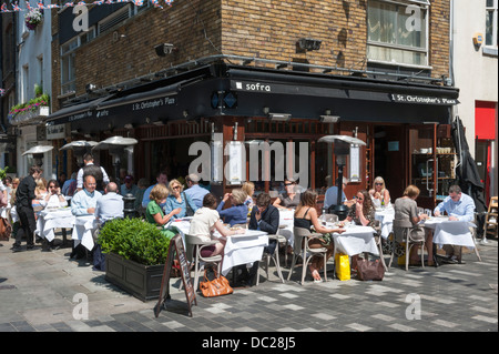 Sofra Restaurant St Christopher's Place London UK Stock Photo - Alamy