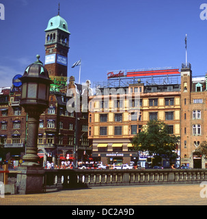 square in the city center of copenhagen,denmark Stock Photo