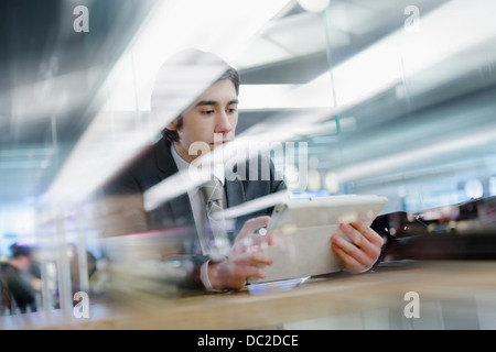 Business using digital tablet Stock Photo