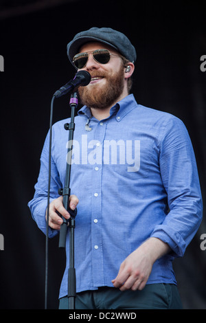 Alex Clare perfoms live during the Sziget Festival 2013 in Budapest (Hungary) Stock Photo
