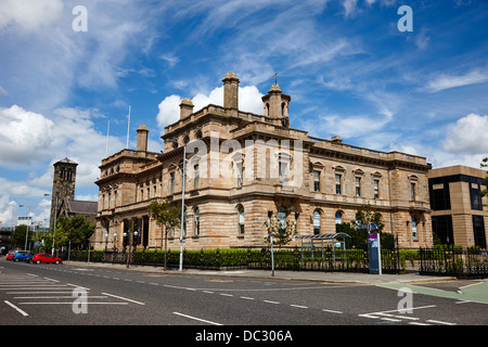 Belfast Harbour Commissioners office on corporation square Northern Ireland UK Stock Photo