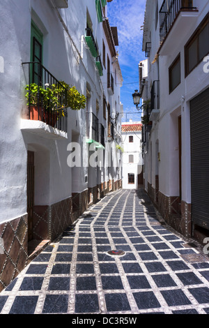 Narrow Street - Competa Stock Photo