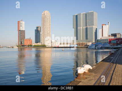 De Rotterdam building exterior complete Rotterdam Netherlands Stock Photo