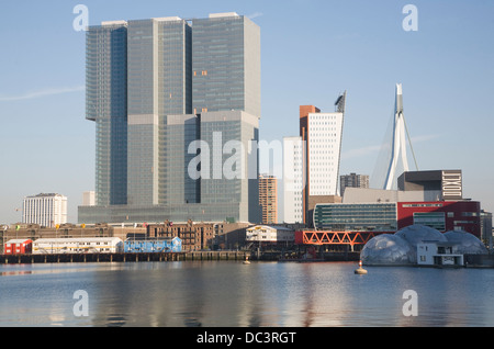 De Rotterdam building exterior complete Rotterdam Netherlands Stock Photo