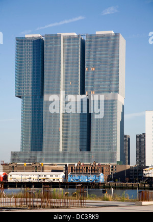 De Rotterdam building exterior complete Rotterdam Netherlands Stock Photo