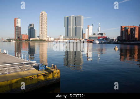 De Rotterdam building exterior complete Rotterdam Netherlands Stock Photo