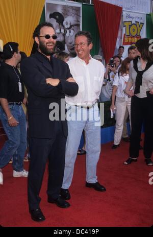 TOM HANKS with Tim Allen.Toy story 2 premiere at El Capitan theater in Hollywood , Ca. 1999.k17172lr.(Credit Image: © Lisa Rose/Globe Photos/ZUMAPRESS.com) Stock Photo