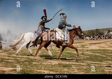 Bandit in the commemoration of the battle of Bailen, Jaen province, Andalusia, Spain, Take on October 8, 2011 Stock Photo