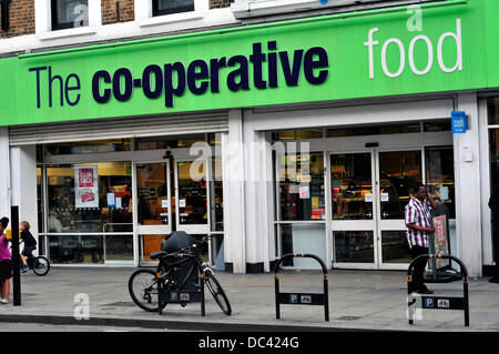 A general view of the Co-operative food store in central London, UK Stock Photo