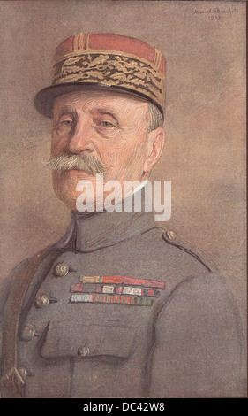 Ferdinand Foch, Marshal of France, Great-Britain and Poland, pastel by Marcel Baschet, 1925. Stock Photo