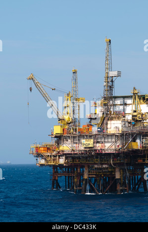 PCP-1 offshore oil rig working for Petrobras in Campos Basin, Rio de ...