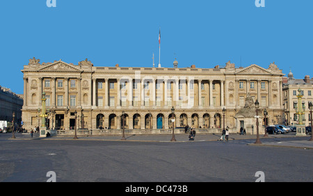 Hôtel de la Marine, Concorde square, Paris. Stock Photo