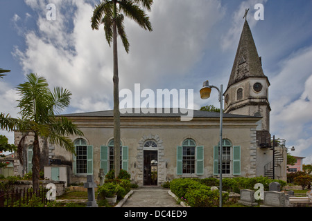 St Matthews Anglican Church, Nassau, New Providence Island, Bahamas Stock Photo