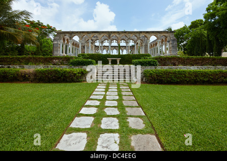 Versailles Gardens and French Cloister Nassau, New Providence Island, Bahamas Stock Photo