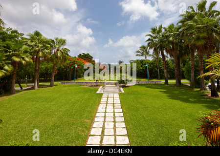 Versailles Gardens and French Cloister Nassau, New Providence Island, Bahamas Stock Photo