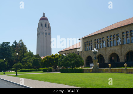 Stanford University campus with Hoover Tower Stock Photo