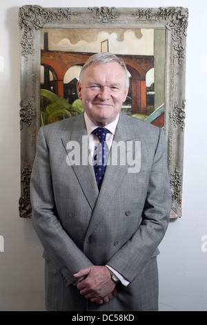 Bruntwood Chairman Michael Oglesby pictured in the City Tower , Piccadilly Plaza , Manchester Stock Photo